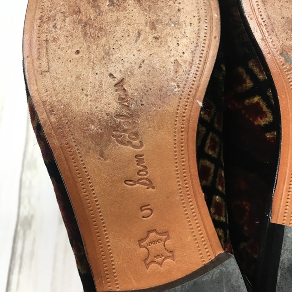 Sam Edelman Paris Patchwork Velvet Mules - Picture 8 of 8